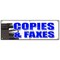 Signmission COPIES & FAXES BANNER SIGN office supplies po box copy fax ups usps B-72 Copies & Faxes - alternate 1